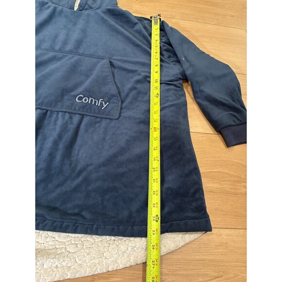 The Comfy Original Oversized Blanket Sweatshirt Hoodie Navy Blue One Size - Picture 2 of 6